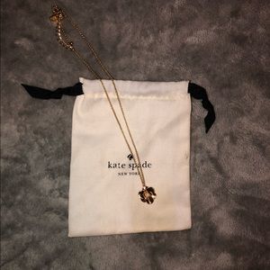 Two tone flower necklace